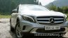 Mercedes GLA grille and headlight on the review