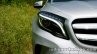 Mercedes GLA headlamp glow on the review