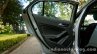 Mercedes GLA rear door on the review