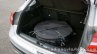 Mercedes GLA spare tire on the review