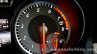 Mercedes GLA tachometer on the review