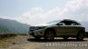 Mercedes GLA up on the hills on the review