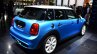 Mini 5 door rear three quarters at the 2014 Paris Motor Show