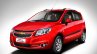 New Chevrolet Sail hatchback front three quarters press image