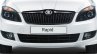 New Skoda Rapid front fascia studio shot