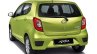 Perodua Axia press shot rear three quarter