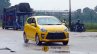 Perodua Axia spied in Malaysia yellow front