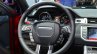 Range Rover Evoque SW1 steering wheel at the 2014 Paris Motor Show