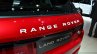 Range Rover Evoque SW1 tailgate at the 2014 Paris Motor Show