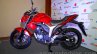 Suzuki Gixxer side at the Indian launch