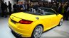 2015 Audi TTS Roadster rear quarter at the 2014 Paris Motor Show