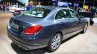 2015 Mercedes C Class rear three quarter at the 2014 Paris Motor Show.