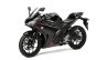 2015 Yamaha YZF-R3 Midnight Black front quarters