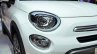 Fiat 500X headlamp and foglamp at the 2014 Paris Motor Show