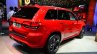 Jeep Grand Cherokee SRT Red Vapor rear three quarters right at the 2014 Paris Motor Show