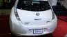 Nissan Leaf rear at the 2014 Colombo Motor Show Sri Lanka