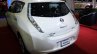 Nissan Leaf rear three quarter at the 2014 Colombo Motor Show Sri Lanka