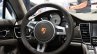 Porsche Panamera S E-Hybrid steering at the 2014 Paris Motor Show