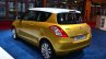 Suzuki Swift Facelift three-door rear three quarters at the 2014 Paris Motor Show