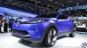 Toyota C-HR Concept front three quarters right at the 2014 Paris Motor Show