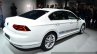 VW Passat GTE rear three quarters at the 2014 Paris Motor Show