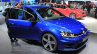 2015 VW Golf R front three quarters at the 2014 Los Angeles Auto Show