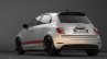 Fiat 600 rendering Abarth rear three quarter