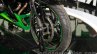 Kawasaki Z300 front wheel at the EICMA 2014