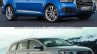 2016 Audi Q7 vs 2012 Audi Q7 front three quarters