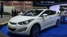 Hyundai Elantra facelift front three quarter at the 2014 Thailand International Motor Expo