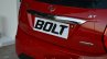 Tata Bolt license plate enclosure