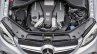 2015 Mercedes AMG GLE63 S Coupe engine bay