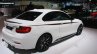 BMW M235i rear three quarters at the 2015 Detroit Auto Show