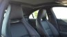 Mercedes CLA 200 CDI front seats Review