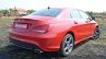 Mercedes CLA 200 rear three quarter Review