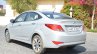 2015 Hyundai Verna diesel facelift rear three quarter angle