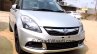 2015 Maruti Dzire facelift front quarter dealer yard