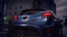 2016 Hyundai Veloster Turbo R-Spec Rally Edition press shot rear close-up