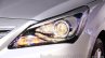 Hyundai Verna facelift headlight launch