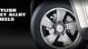 Mahindra XUV500 Xclusive edition grey alloys