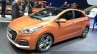 2015 Hyundai i30 Turbo front three quarters at the 2015 Geneva Motor Show