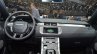 2015 Land Rover Evoque interior dashboard at the 2015 Geneva Motor Show