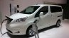 2015 Nissan e-NV200 7 seater front three quarter at the 2015 Geneva Motor Show