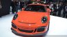 2015 Porsche 911 GT3 RS front three quarter view at 2015 Geneva Motor Show