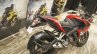 Bajaj Pulsar RS200 Red rear three quarter at Launch