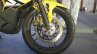 Bajaj Pulsar RS200 Yellow front wheel at Launch