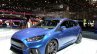 Ford Focus RS front three quarters right at the 2015 Geneva Motor Show