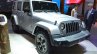 Jeep Wrangler Black Edition II front three quarter view at the 2015 Geneva Motor Show