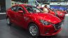 Mazda2 Sedan petrol variant front three quarter at the 2015 Bangkok Motor Show