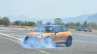 Mini Cooper S burnout